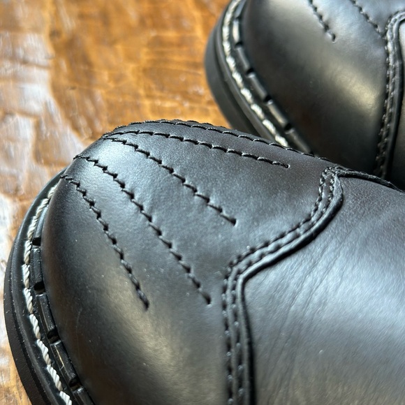 BRAND NEW - John Fluevog Women’s 7TH HEAVEN CAPELLAN Black Wingtip Shoe - Sz 7.5 - Picture 8 of 11